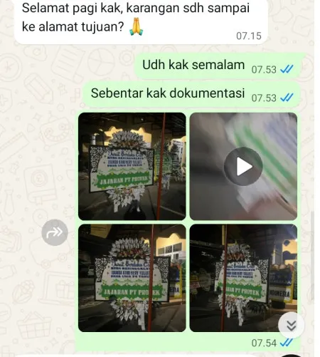 Pengiriman Papan Bunga Selamat Menara Bca