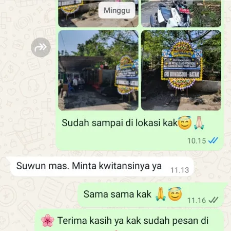 Pengiriman Papan Bunga Duka Menara Bca