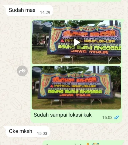 Pengiriman Papan Bunga Menara Bca