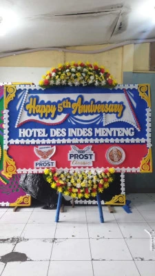Papan Bunga di Menara Bca